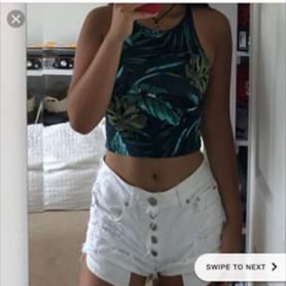 American appeal jungle crop tank top - Picture 2 of 3